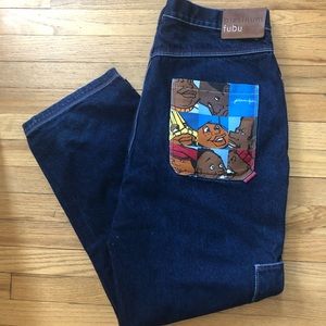 ⬇️55 FUBU Platinum Fat Albert Jeans 38